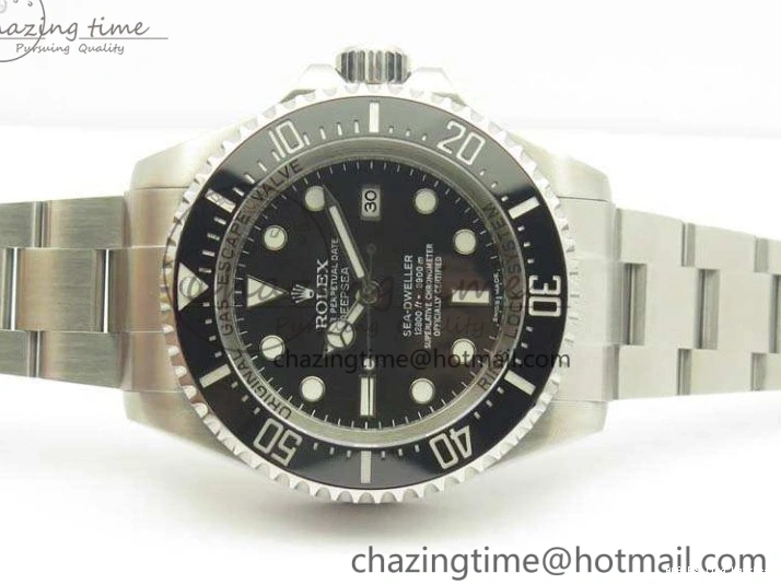 Best AAA Replica Sites Black DEEPSEA ARF Bracelet 904L 1:1 Best Case And SH SS 116660 3484 WaterResistant Sea-Dweller Edition 1217